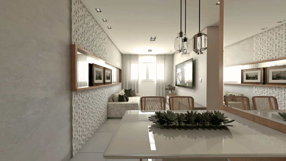 Olhando a partir da Sala de Jantar
